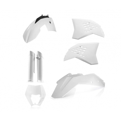 Σετ πλαστικά μοτοσυκλέτας ACERBIS για KTM EXC/EXC-F 08-11 White